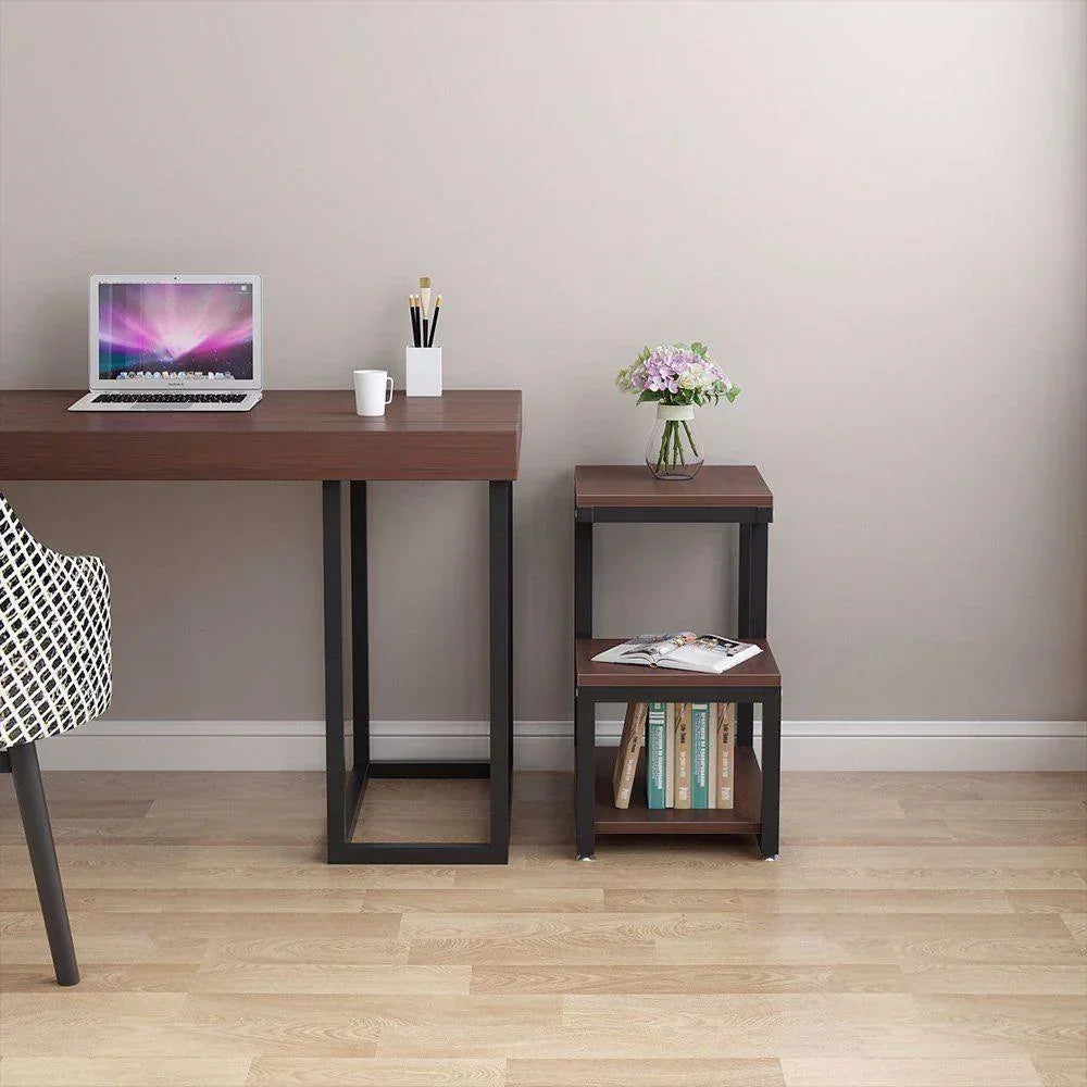 Rustic End Table 3-Tier Side Table - myhomestore.com.pk