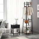 Drawer Sofa Side Table with Storage Shelf for Living Room, Bedroom - myhomestore.com.pk