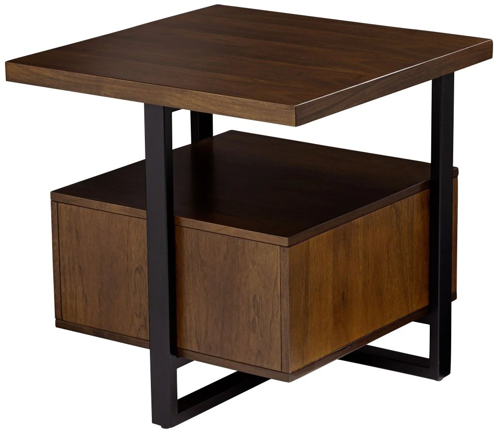 1 - Drawer Modern End Table Side Table - myhomestore.com.pk
