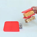 3Pcs Acralyic Stackable And Space Savvy Food Container Set - myhomestore.com.pk