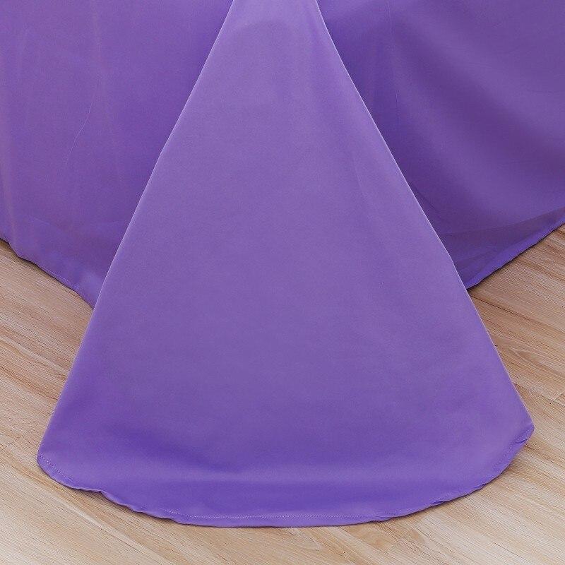 Purple Pinch Pleat Duvet Set