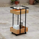 Metal Frame with MDF Sheet Trolley - myhomestore.com.pk