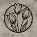 Tulip Metal Wall Decor - myhomestore.com.pk