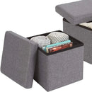16" Jute Storage Ottoman - myhomestore.com.pk