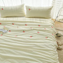 Peach Embroidered Duvet Cover Set - myhomestore.com.pk