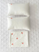 Peach Embroidered Duvet Cover Set - myhomestore.com.pk