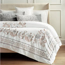 New Luxury Embroidery Duvet Set in Blush Gray - myhomestore.com.pk