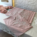 Embroidered Velvet Prayer Mat (2 piece) - myhomestore.com.pk