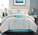 Floral Embroidery Duvet Set - myhomestore.com.pk