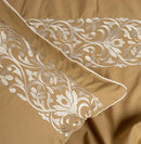 Beige Embroidery Duvet Set - myhomestore.com.pk