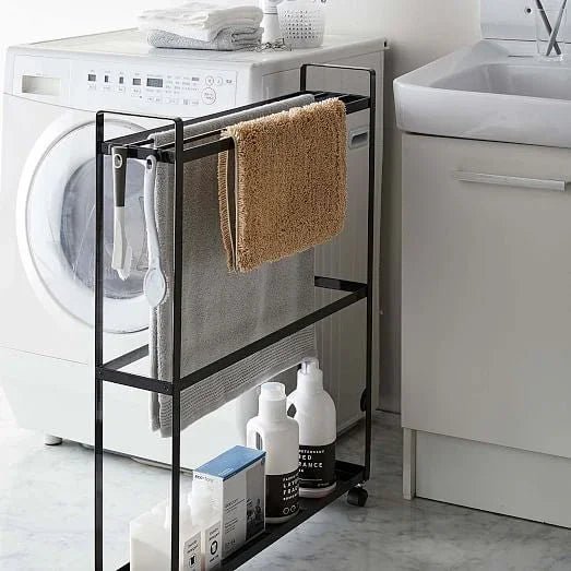 3 - Tier Freestanding Multipurpose Holder with Heavy Duty Metal Shelving - myhomestore.com.pk