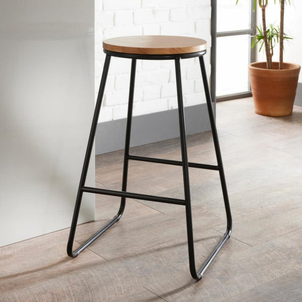 Stool with Iron Stand