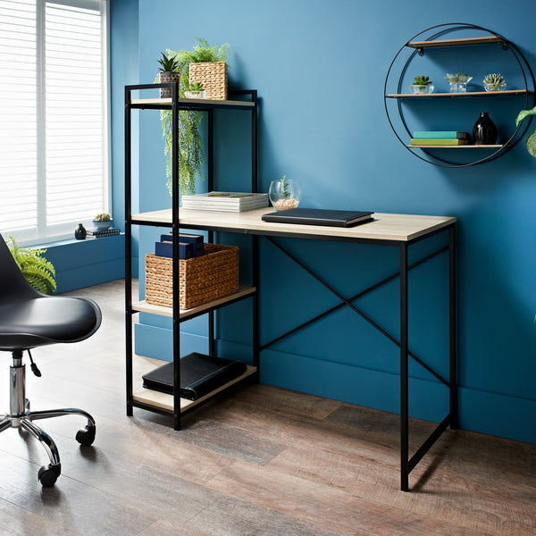 Study Desk With Shelves