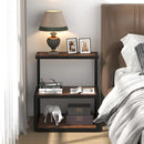Tribesigns Side Table Industrial End 3-Tier Table with Storage Multifunctional - myhomestore.com.pk