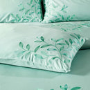 New Oriental Embroidery Duvet Set Mint Green - myhomestore.com.pk
