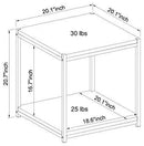 Table with Iron Frame - Stylish & Sturdy Design - myhomestore.com.pk