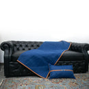 Sofa Throw (Blue) - myhomestore.com.pk
