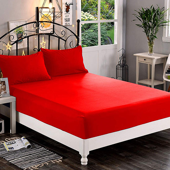 Fitted sheet (Red)