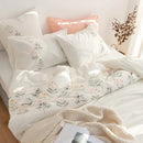 Plants Embroidered Duvet Set - myhomestore.com.pk