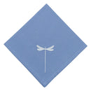 Sky Blue Mats With Off White Dragonfly Embroidered - myhomestore.com.pk
