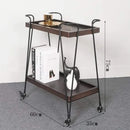 Simple European Dining Cart Trolley - myhomestore.com.pk
