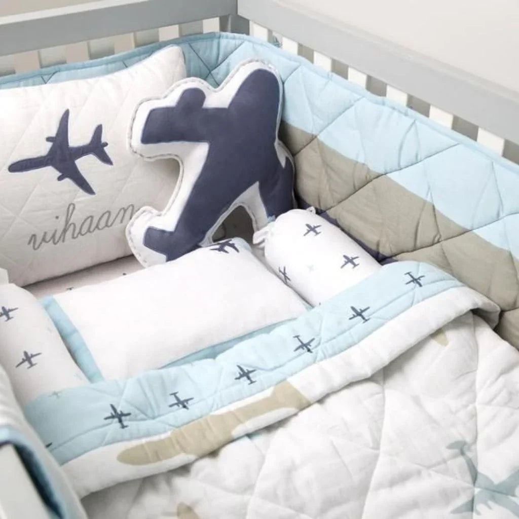 Baby Cot Set( Aeroplane Style) - myhomestore.com.pk