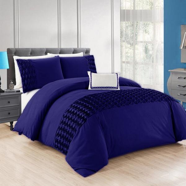 Twisted Pleated Duvet Set