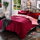 Plain Dyed Duvet Set (Hot-Pink & Light-Pink) - myhomestore.com.pk