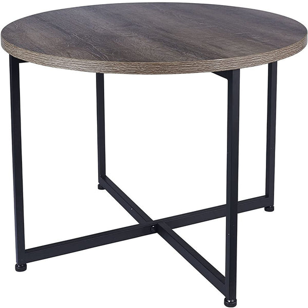Household Essentials Mid Century Round Coffee Table
