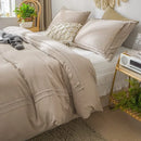 Ruched Lace Duvet Cover Set - myhomestore.com.pk