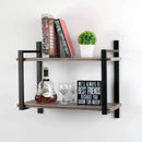 Weven Industrial Pipe Shelving Wall Mounted - myhomestore.com.pk