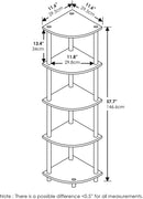 5 Tire Shelving Unit - myhomestore.com.pk