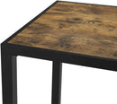 Dining Table, Rectangular Table with Metal Edges, Kitchen Table for Home Office - myhomestore.com.pk