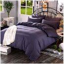 Plain Dyed Duvet Set (Purple) - myhomestore.com.pk