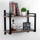 Weven Industrial Pipe Shelving Wall Mounted - myhomestore.com.pk
