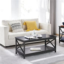 X-Design center Table with Side Table Black - myhomestore.com.pk