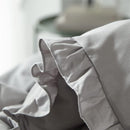 Lotus Leaf Duvet Cover (Light Grey) - myhomestore.com.pk