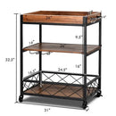 3 Tier Rolling Kitchen Trolley - myhomestore.com.pk