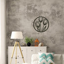 Tulip Metal Wall Decor - myhomestore.com.pk
