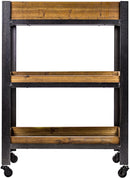 Decor Rolling Storage Cart with Shelves - myhomestore.com.pk