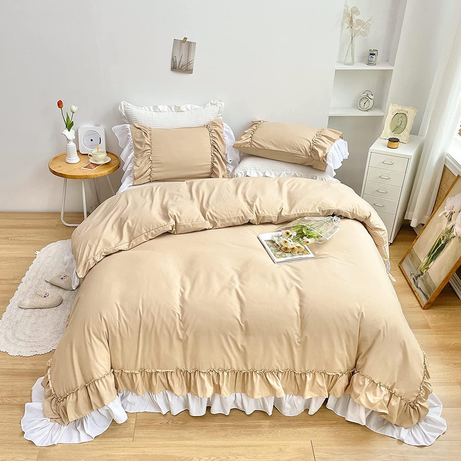 New Bottom Ruffled Set Duvet - myhomestore.com.pk