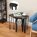 Black Nesting-Tables Living Room Coffee Table Sets of 3 - myhomestore.com.pk