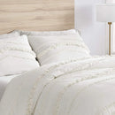 Ivory Tufted Duvet Cover Set - myhomestore.com.pk