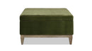 24" Square Velvet Storage Cocktail Ottoman - myhomestore.com.pk