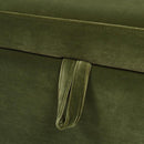 24" Square Velvet Storage Cocktail Ottoman - myhomestore.com.pk