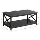 X-Design center Table with Side Table Black - myhomestore.com.pk