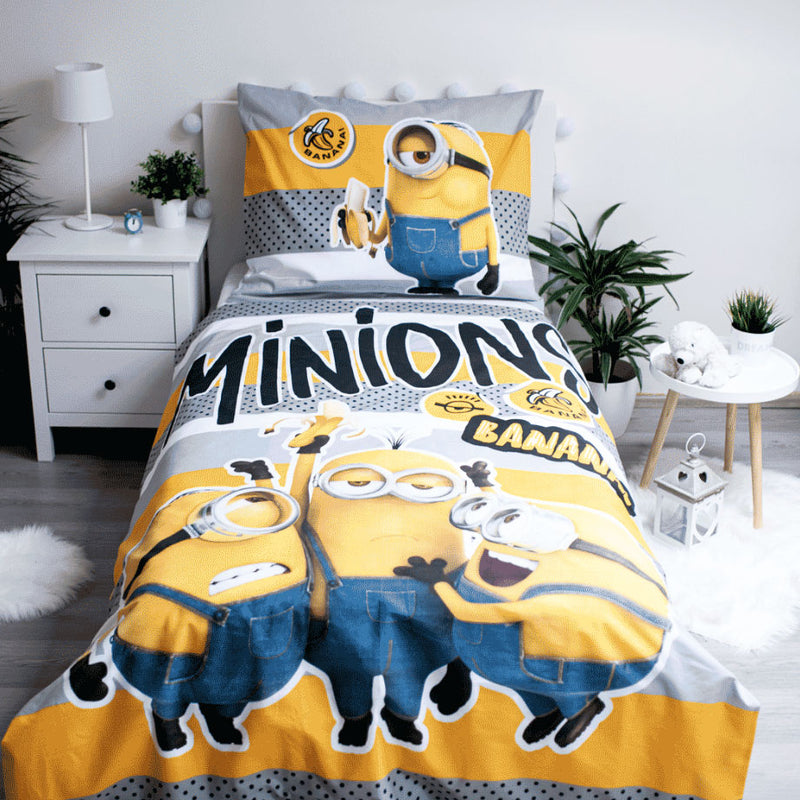 Kids Cartoon Bed-sheet Minion
