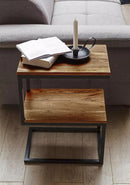 Highline S Shaped Corner Side Coffee Table - myhomestore.com.pk