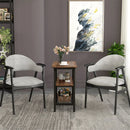 Side Table with 3-Tier Storage Shelf - myhomestore.com.pk