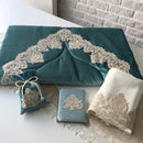 Prayer Mat Set ( Embroidered lace ) - myhomestore.com.pk